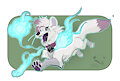 Running Ghosty - Wicked Whiskers Comm by RazorFiredog