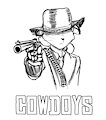 Cowdoys (birthday gift art)