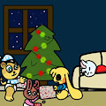 Christmas Holiday with Friends -By slushythecat25-