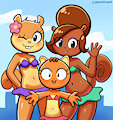 Squirrely Girls by Disfigure