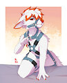 Horny harness fox by torrfoxx
