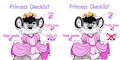 Princess checklist by Loupy