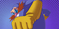 Shuffle Redraw: Eggman the Thief by Hyoumaru