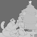 Wrapping a Good Boy - Wicked Whiskers Comm
