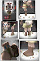Rockruff snail crushing match by thedashy