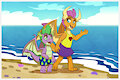 Dragon beach stroll by Foxlover91