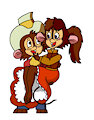 Fievel X Tanya - Princess Carry