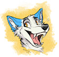 “Happy Wolf” By Kaotikjuju