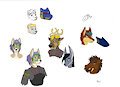 a lot of heads by RickWulfk95