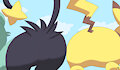 Shinx and Pika by pichu90