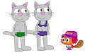 Gift: Daniel, Alexa and Fitch in their Underwear