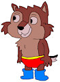 Chip Cosplaying Astro Boy (Mighty Atom)