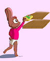 Reaching for Crayons -By ConejoBlanco-