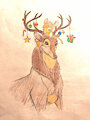 Christmas Bambi by rehkitz3
