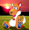 werewolf yoshi (jinroshi)   by moonwulf