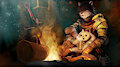 New Years Bonfire by MetalCrow