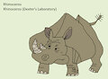 Rhinoceros Daily Character - Rhinoceros (Dexter's Laboratory)