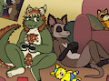 Cuddly gamer boys