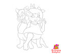Brithany and winston oc diaper sketch