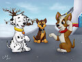 Tracks in the Snow(ChaseXMarshall) Chapter 1: Preparations...with some fun by Biowolf12