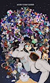 The 100 Character Illustration - Planet Sleepover by LazySnout