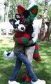 Fursuiters hugging  by ch337ah