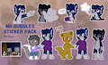 Sticker pack Mr.Bubbles