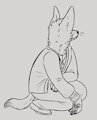 crouched