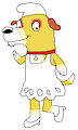 Martha the Dog as Smurfette