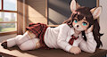 Slightly seductive Aiko by celestialjade