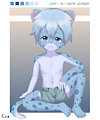 Cody the Snow Leopard by DiddleDumpster