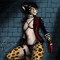 Cyberpunk Tabaxi Rogue by kittensnark
