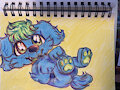 Neon Puppy Pawz by BABYISSUES