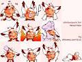 Aki stickers by Shiones