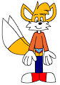 Tails the Fox in Pants Down & Showing a Briefs