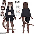 Demi reference sheet (SFW) by iamzavix
