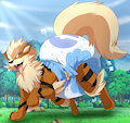 Arckay the Arcapoof by WittleWolfyKotaAD