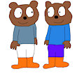 REMAKE: Frank Bear and Holly Bear in Snow Gear