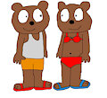 REMAKE: Frank Bear and Holly Bear in Swimwear