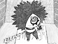 Barb the Sea Urchin by MonsterHeart