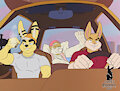 Rabbits' trip by JamesBunny007