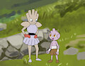 Hitmonchan and Tyrogue
