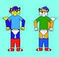 Alex and Billy in Shorts Down (Training Pants)