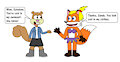 Katelynn swaps with Sandy Cheeks