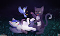 A playful night [Commission](Speedpaint)
