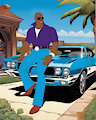 Moyomongoose and Muscle Car - Gift from Dragonzero