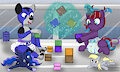 ($) Pup And Filly Playdate by Brooke1998