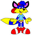 Alex the Fox with and without Shorts Down