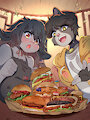 Burgers from around the world!! 🍔✨ by LazySnout