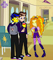 The twins boys meet Adagio Dazzle